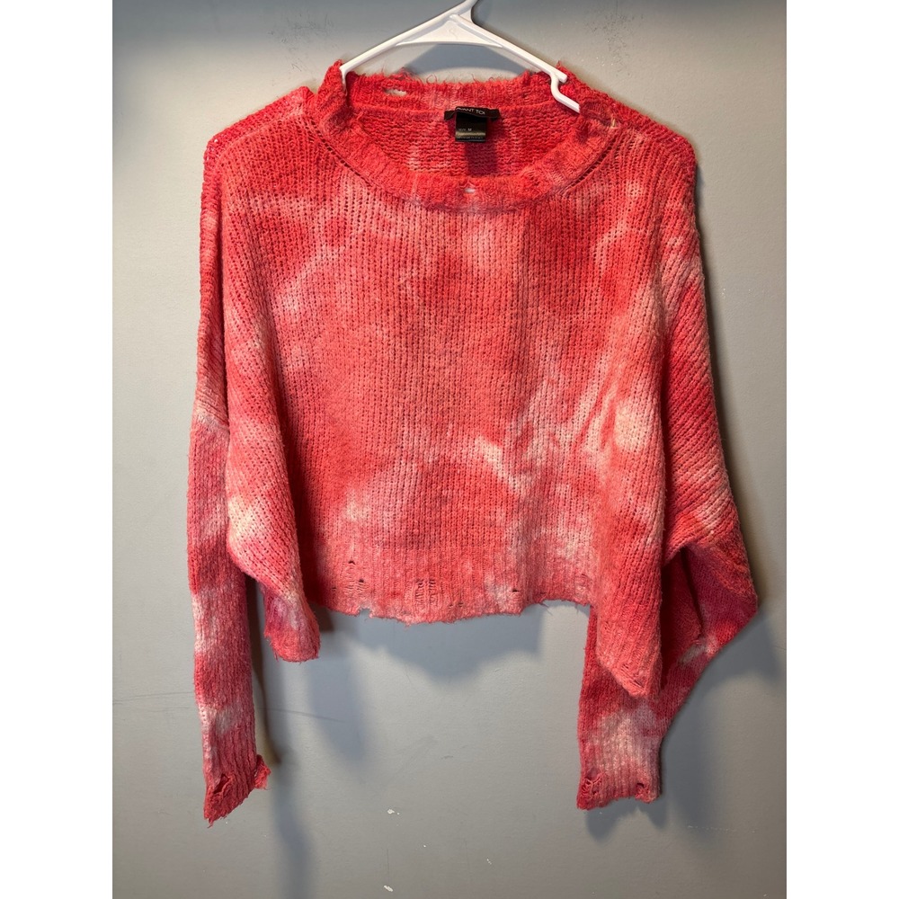 Avant Toi Tie Dye Hand Painted Destroyed Knit Sweater Made in Italy Womens M